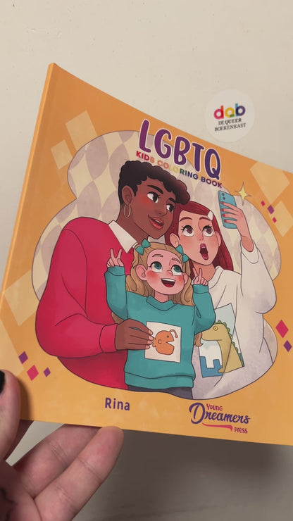 LGBTQ Kids Coloring Book