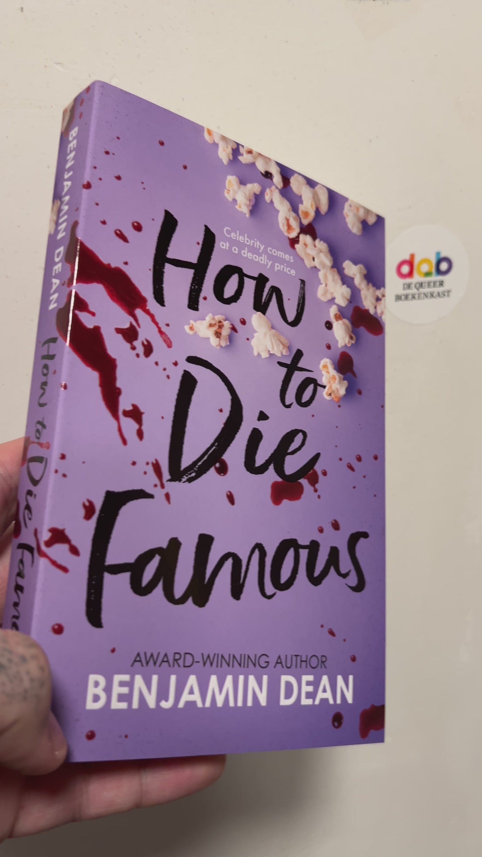 How To Die Famous, Book by Benjamin Dean