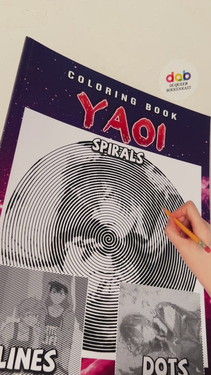 Yaoi Dots Lines Spirals Coloring Book